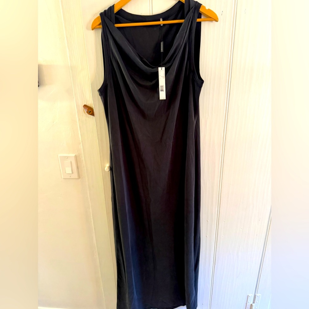 Elie Tahari Dark Gray Maxi Dress